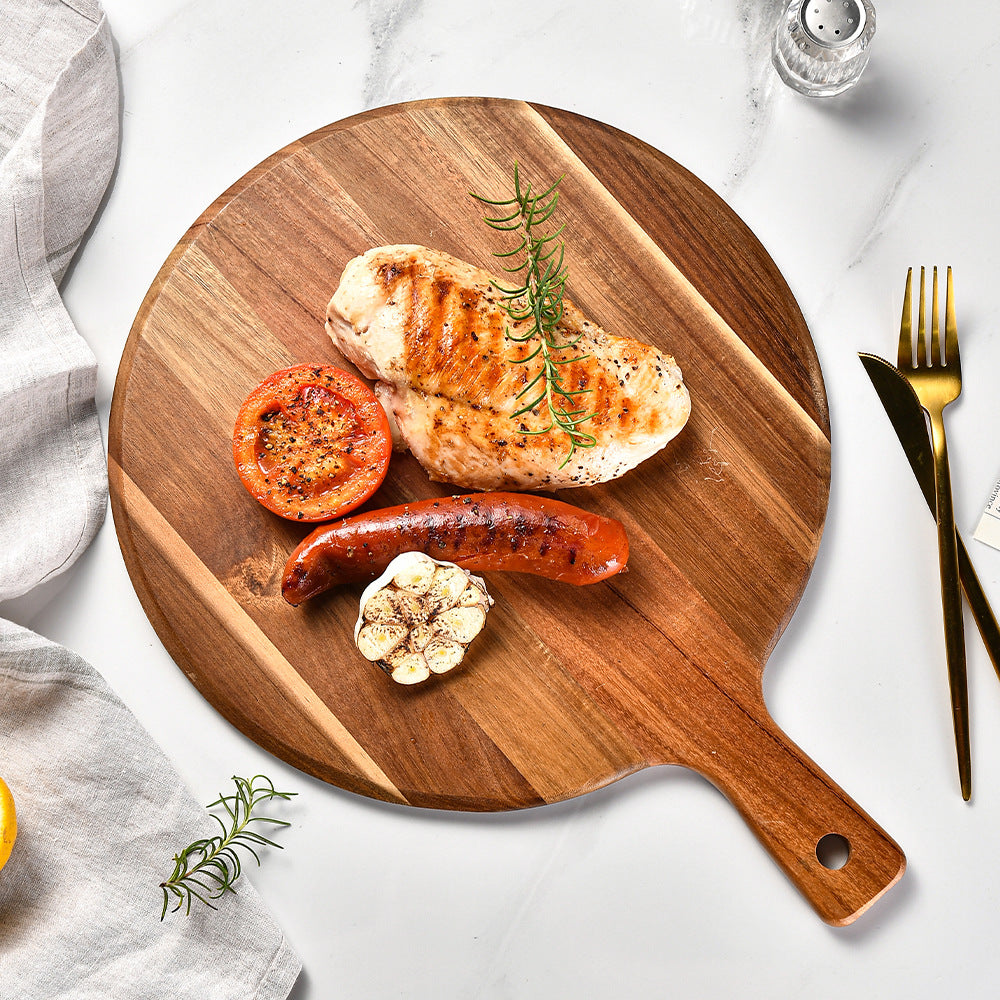 Round wooden serving platter Stornfield
