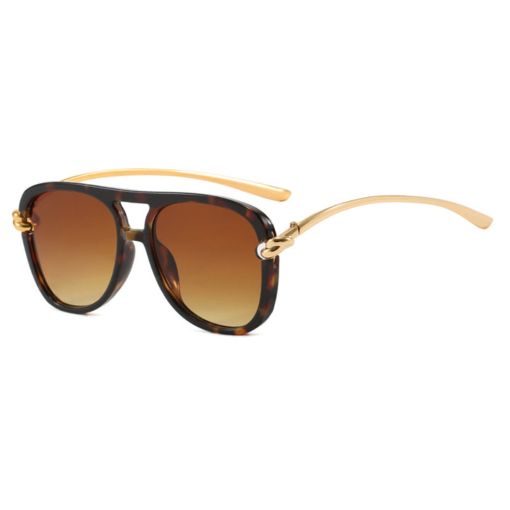 Women's sporty sunglasses with wide plastic frame and UV protection Stornfield