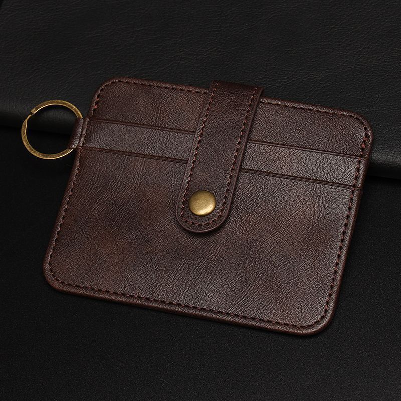 Leather Keychain Cardholder