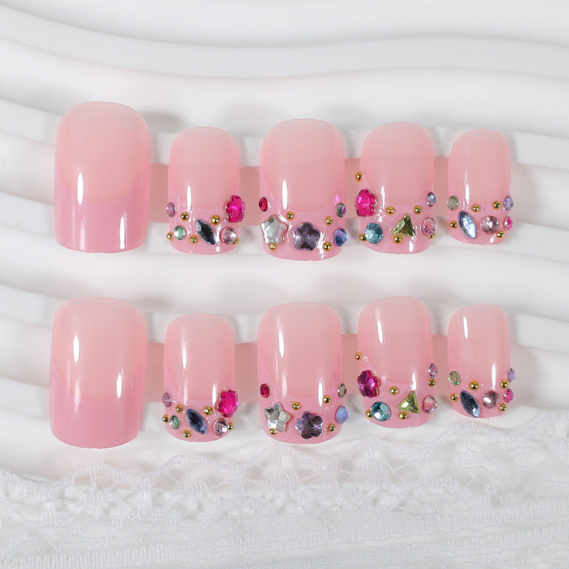 Nail art set with sparkling decorative elements Stornfield