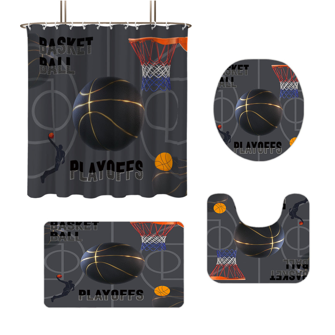 High-Definition Basketball-Themed Bathroom Décor Set Stornfield