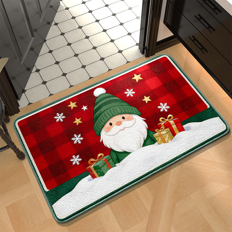 Festive Holiday Kitchen Mat Stornfield