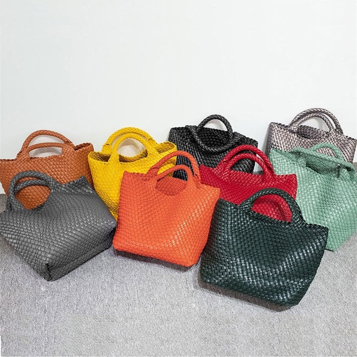 Elegant Braided Handbag with Removable Clutch Stornfield
