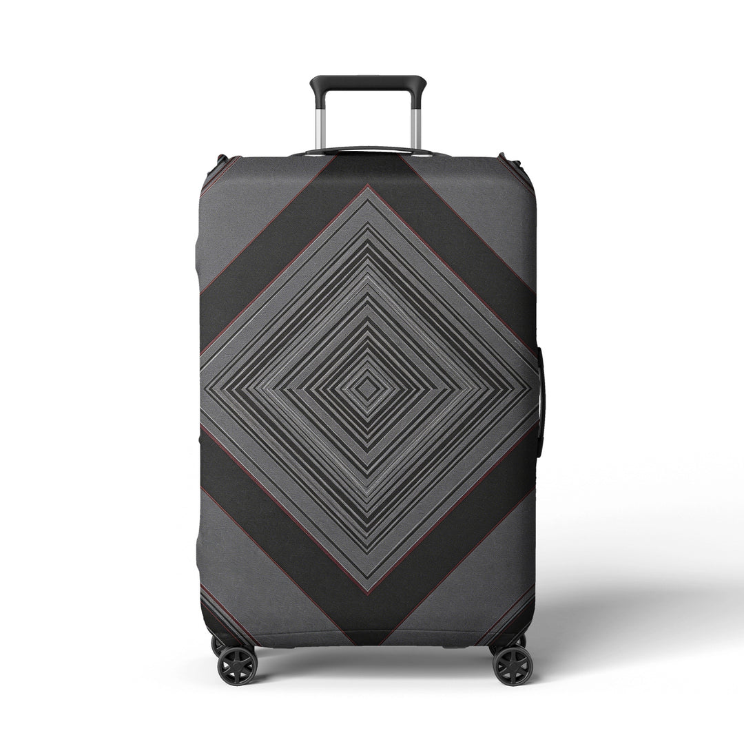 Ladies suitcase cover with modern polka dot pattern Stornfield