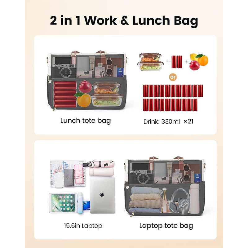 Fashionable tote bag with stylish compartments Stornfield