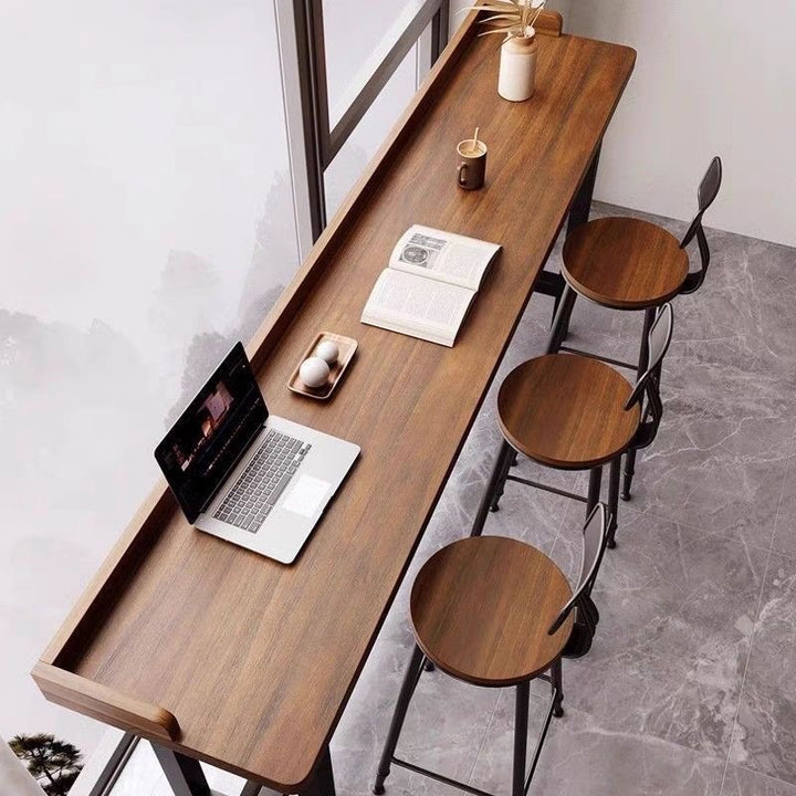 High-quality bar table with integrated storage Stornfield