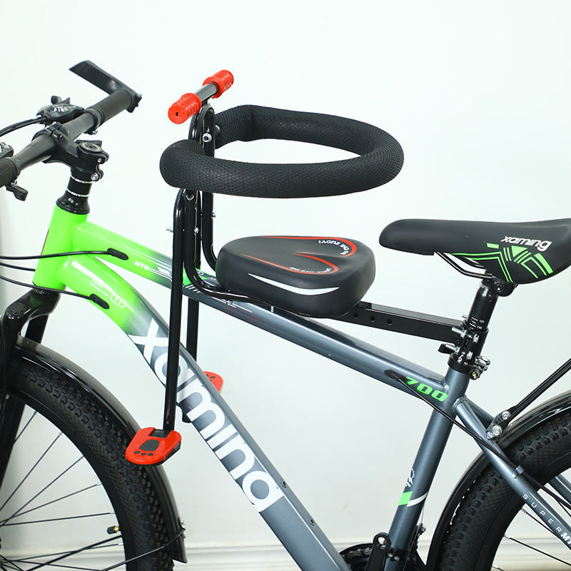 adjustable padded child bicycle passenger seat with safety armrest Stornfield