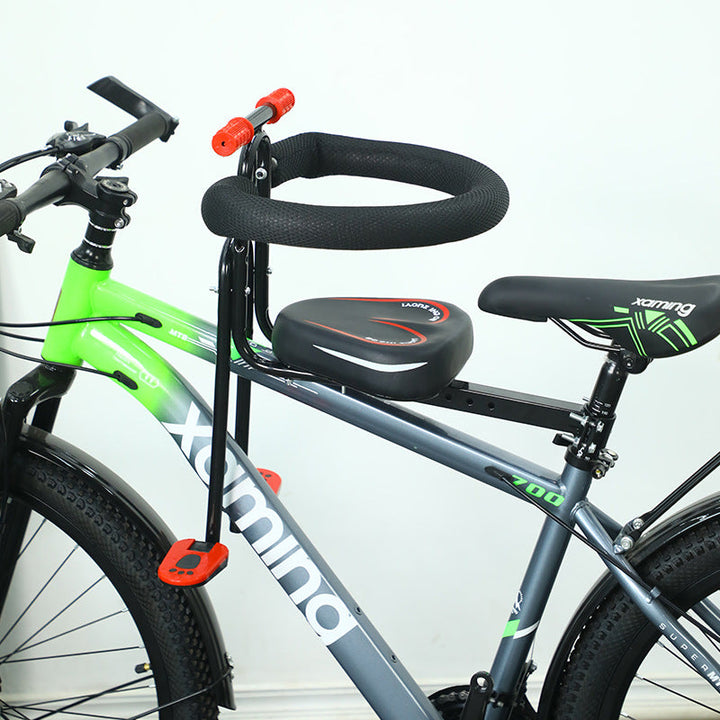 adjustable padded child bicycle passenger seat with safety armrest Stornfield
