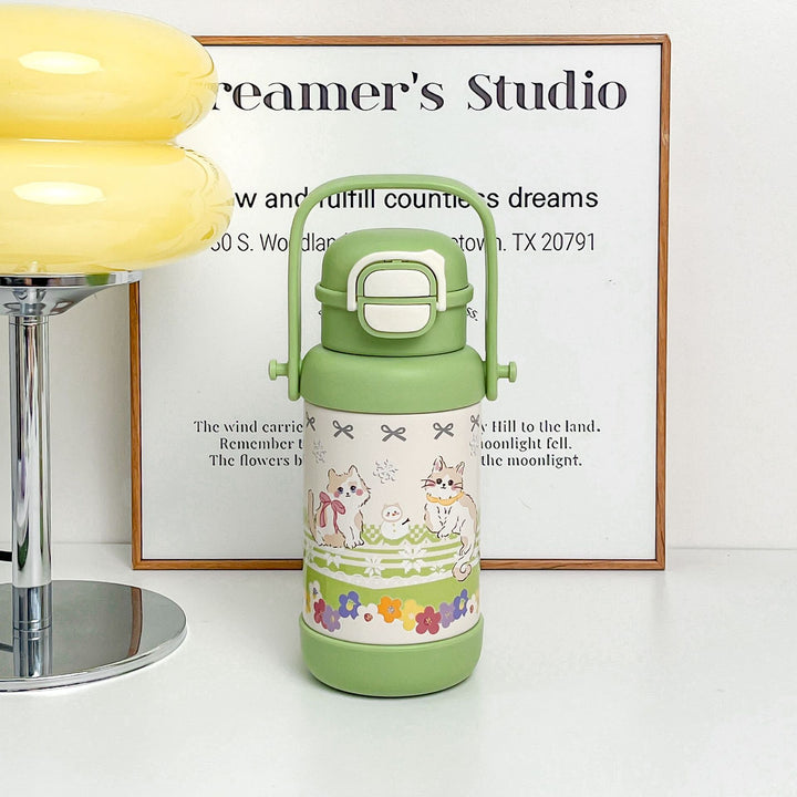 Ladies Insulated Thermos Bottle with Cute Animal Design Stornfield