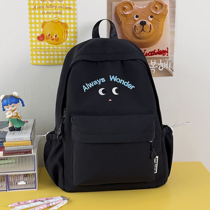 Playful Illustrated Character Backpack Stornfield