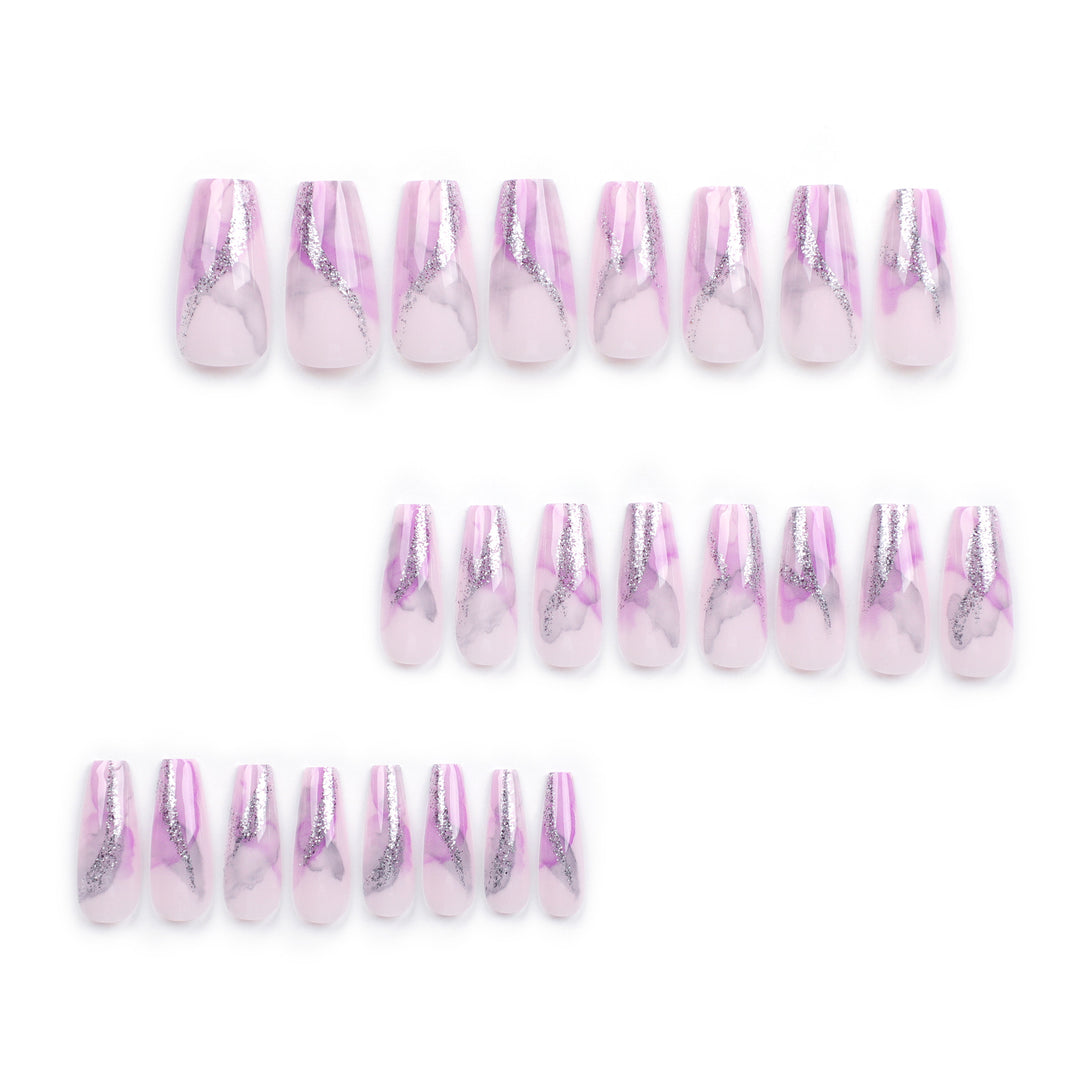 Artful Nail Art with Glitter Details Stornfield