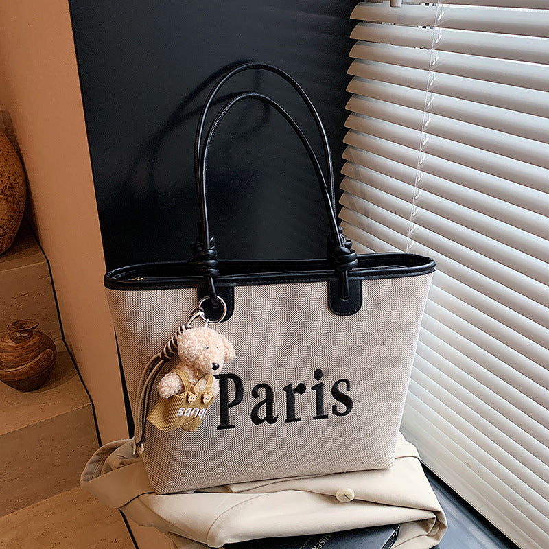 Elegant Paris Themed Tote Bag Stornfield