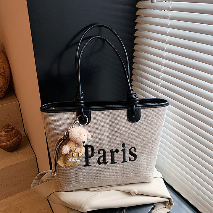Elegant Paris Themed Tote Bag Stornfield