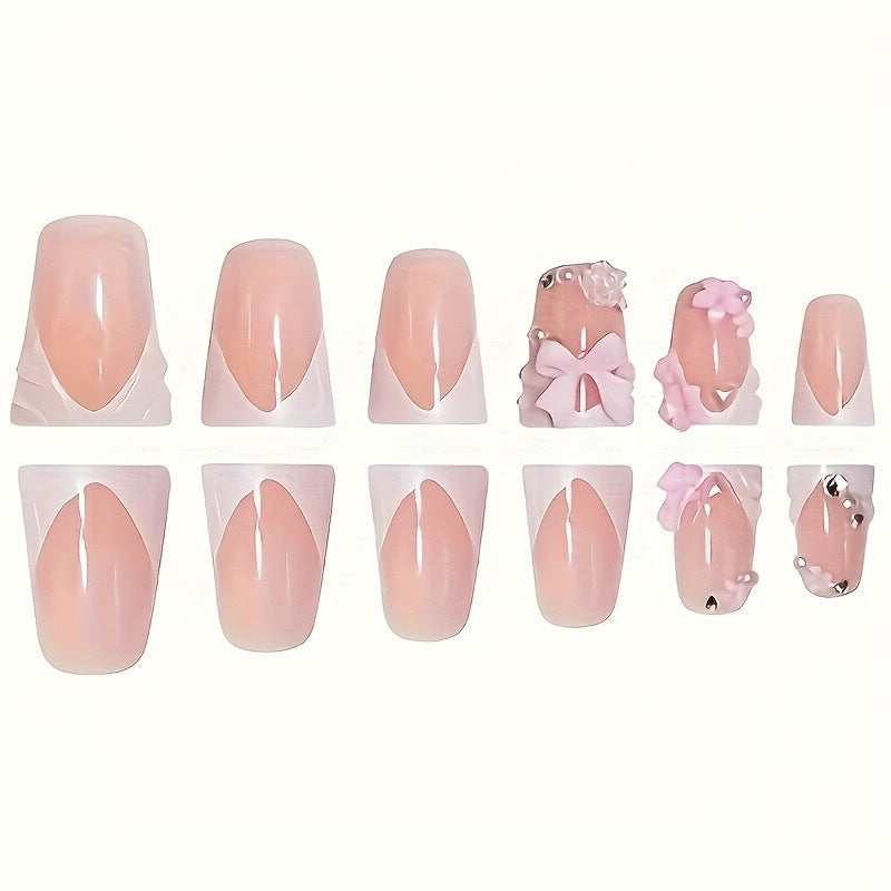 Decorative Floral Acrylic Nail Art Stornfield