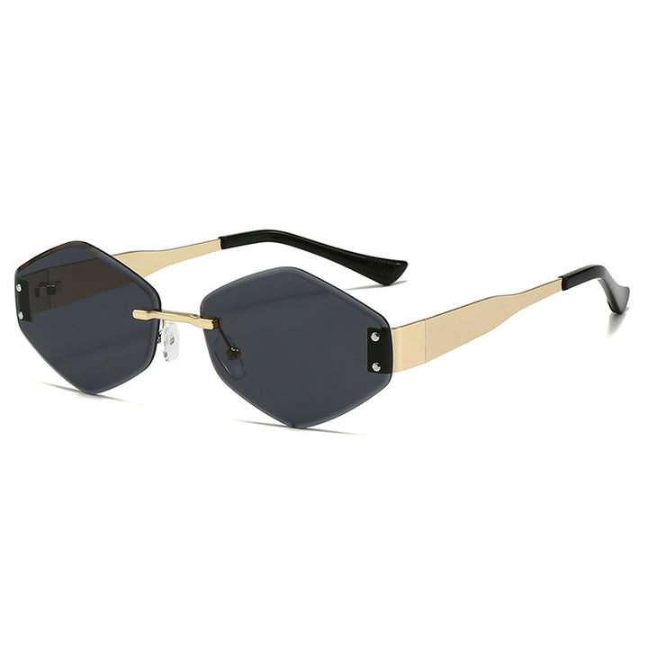Women's fashionable sunglasses in trendy hexagon design Stornfield