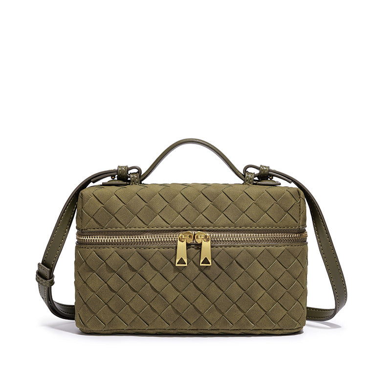 Handcrafted Textured Leather Crossbody Bag Stornfield