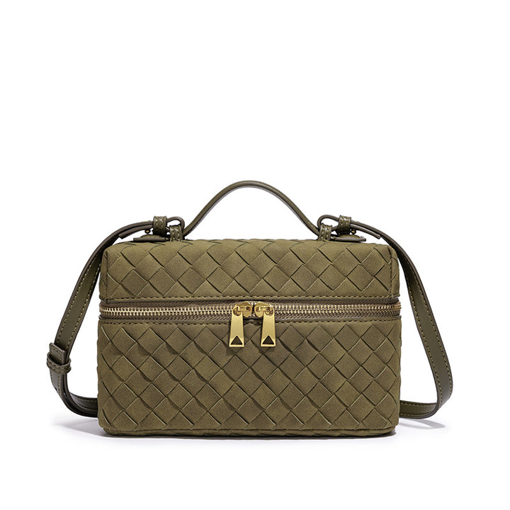 Handcrafted Textured Leather Crossbody Bag Stornfield