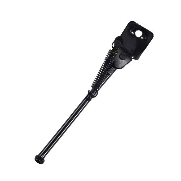adjustable sixteen inch spring-loaded single-leg bicycle kickstand with sturdy mounting bracket Stornfield