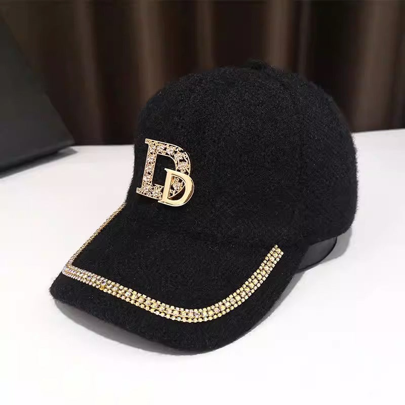 Women's Luxurious Embellished Wool Baseball Cap Stornfield