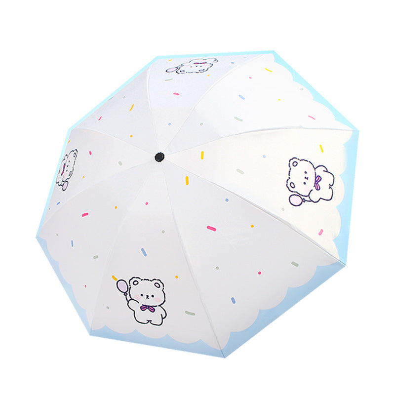 Ladies Folding Umbrella with Cute Animal Design Stornfield