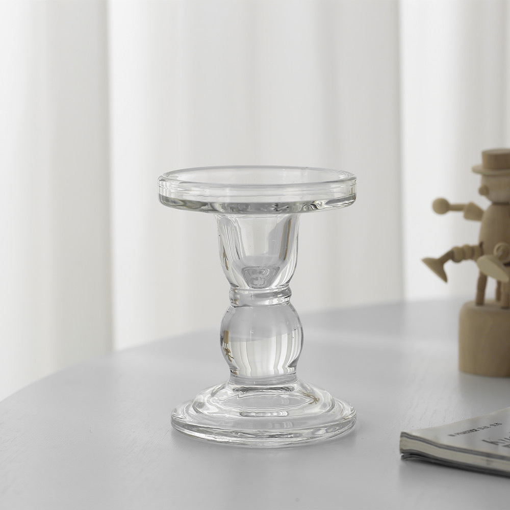 Textured Ribbed Vertical-Fluted Decorative Pillar Candle