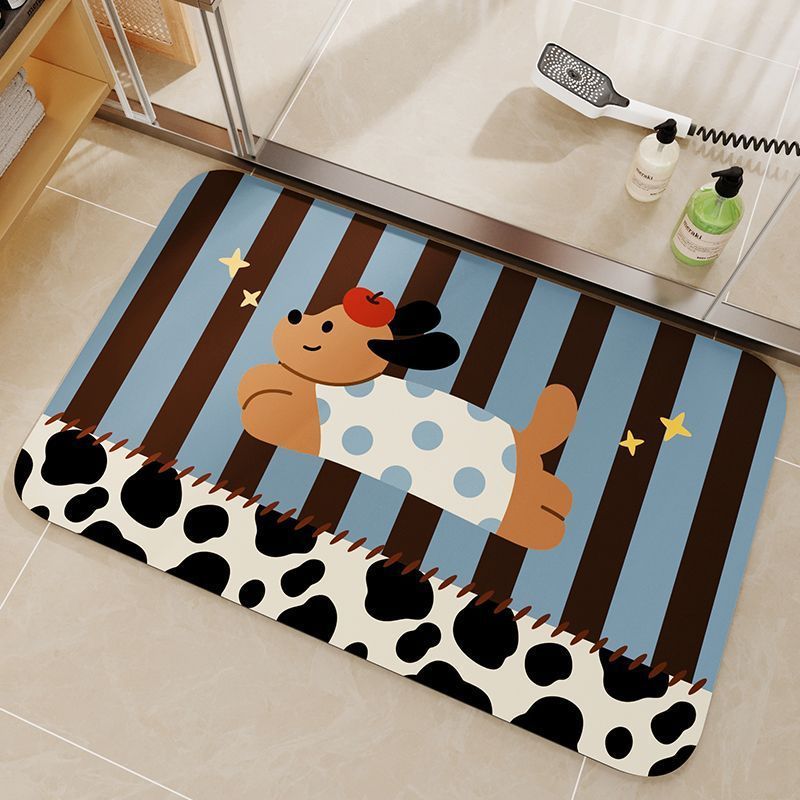 Cute Cartoon Bear Bath Mat