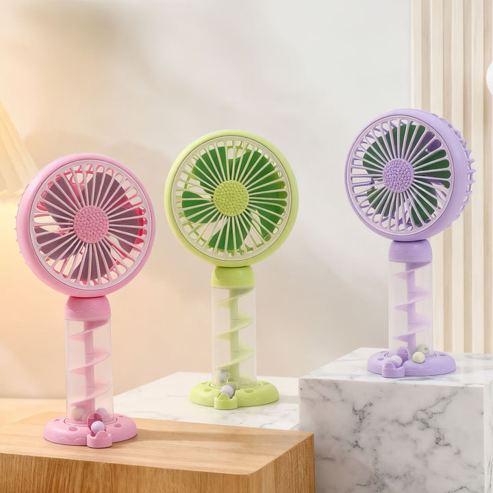 Ladies Portable Mini USB Fan with Creative Spiral Design Stornfield