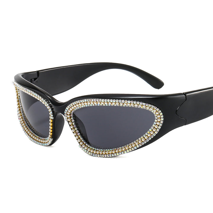 Ladies stylish sunglasses with sparkling crystal frame Stornfield
