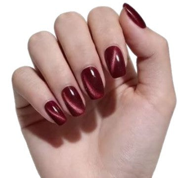 Glossy Metallic Press-On Nail Set Stornfield