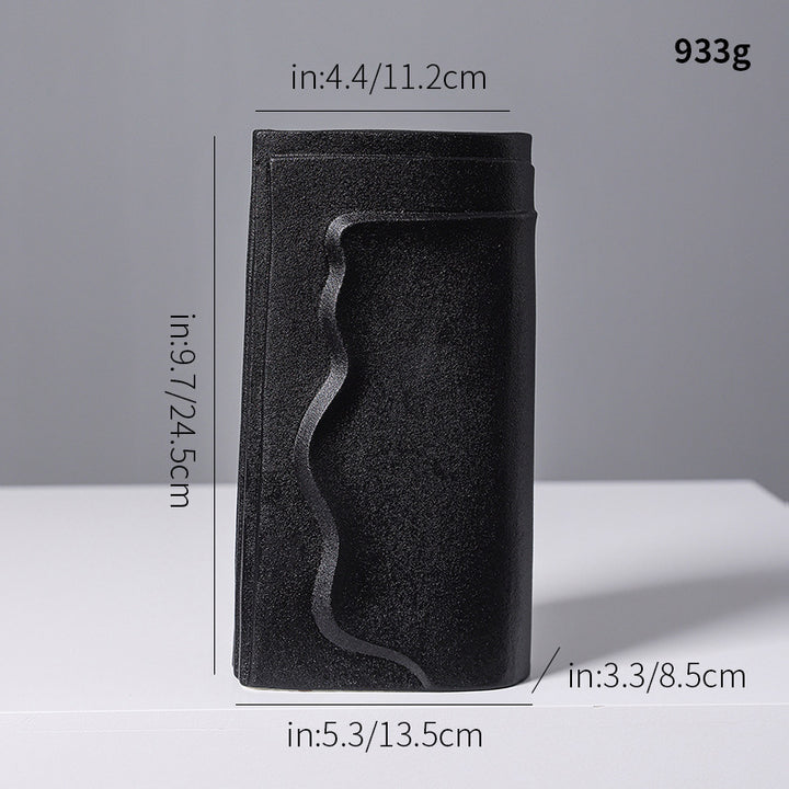 Textured Abstract Ceramic Vase Stornfeild