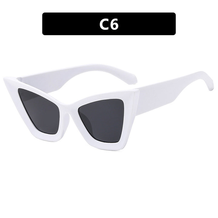 Women's Cat-Eye Sunglasses with Unique Wave Frame Stornfield