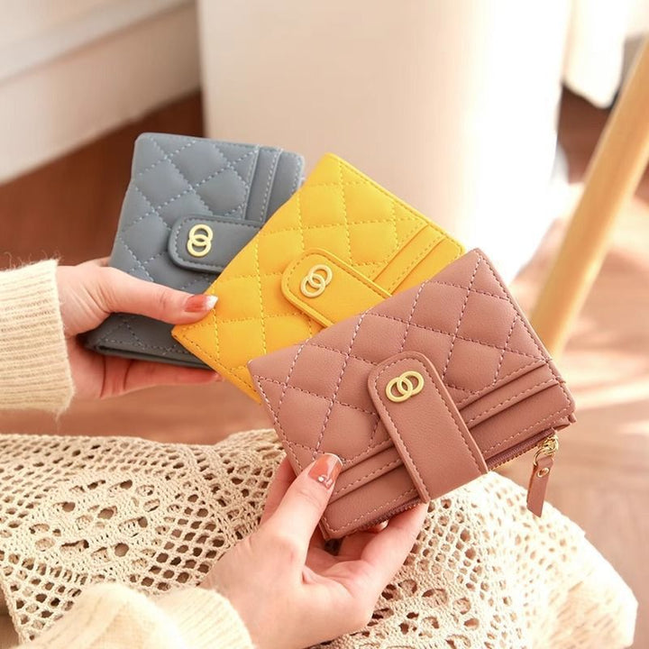 Quilted Mini Cardholder Wallet