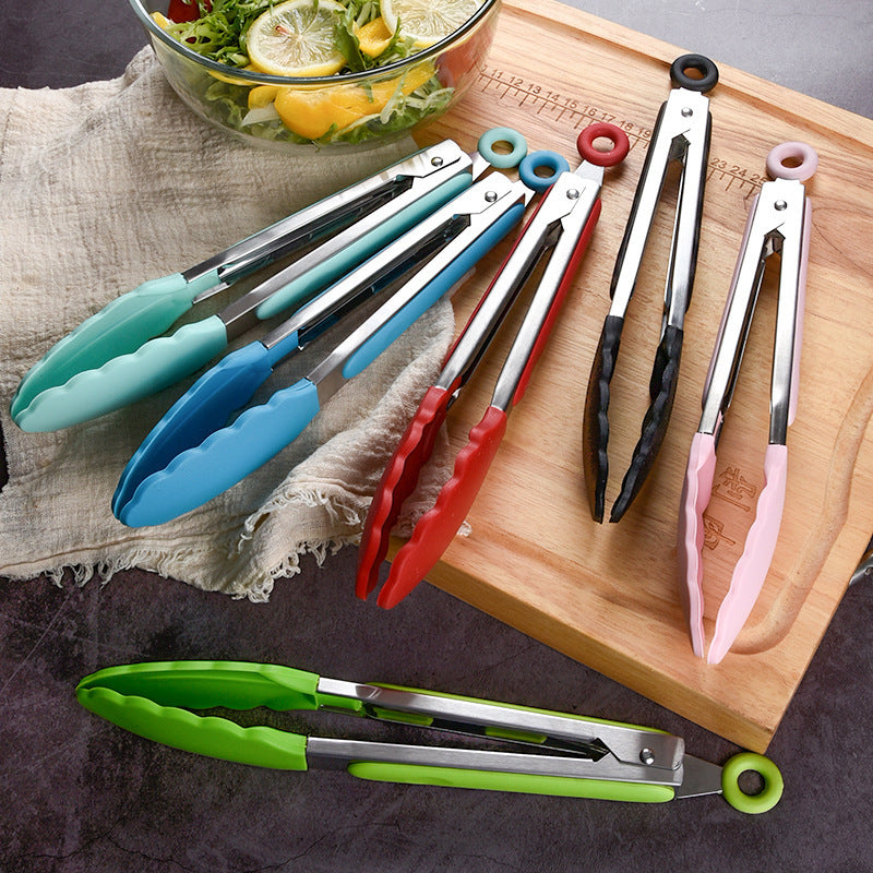 Multifunctional Silicone Kitchen Tongs with Ergonomic Handle Stornfield
