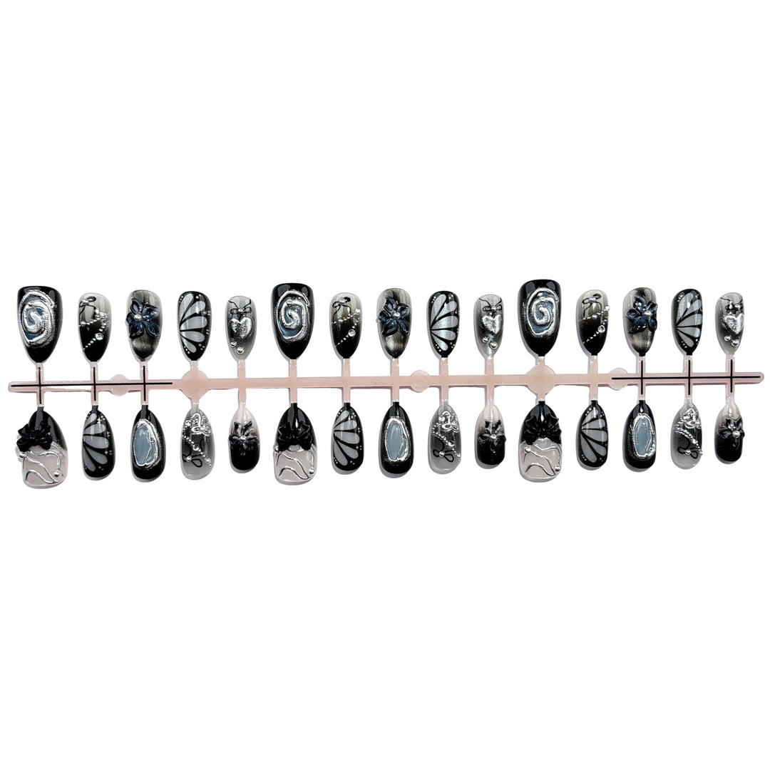 Artistic Gothic Press-On Nail Set