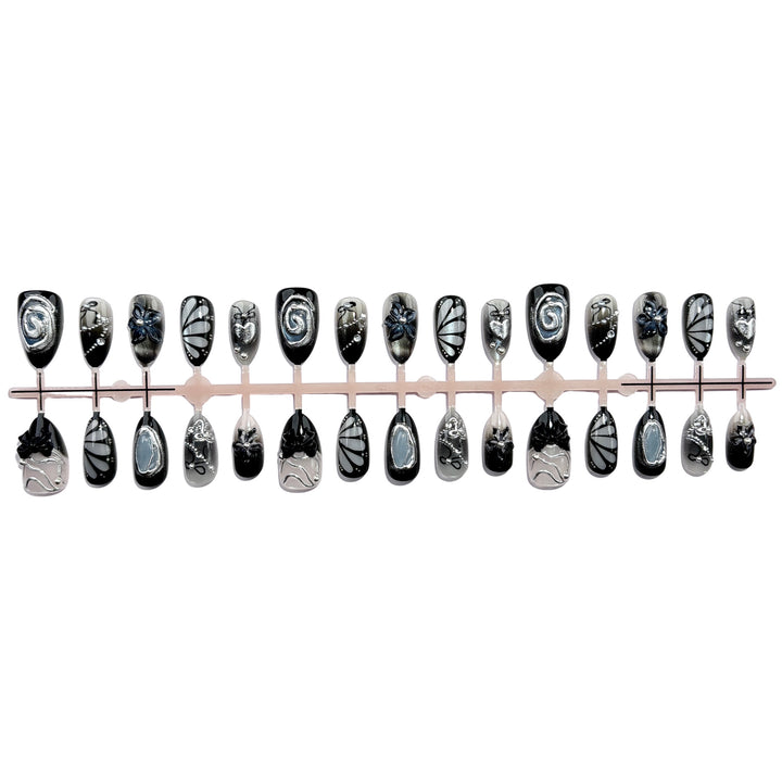 Artistic Gothic Press-On Nail Set