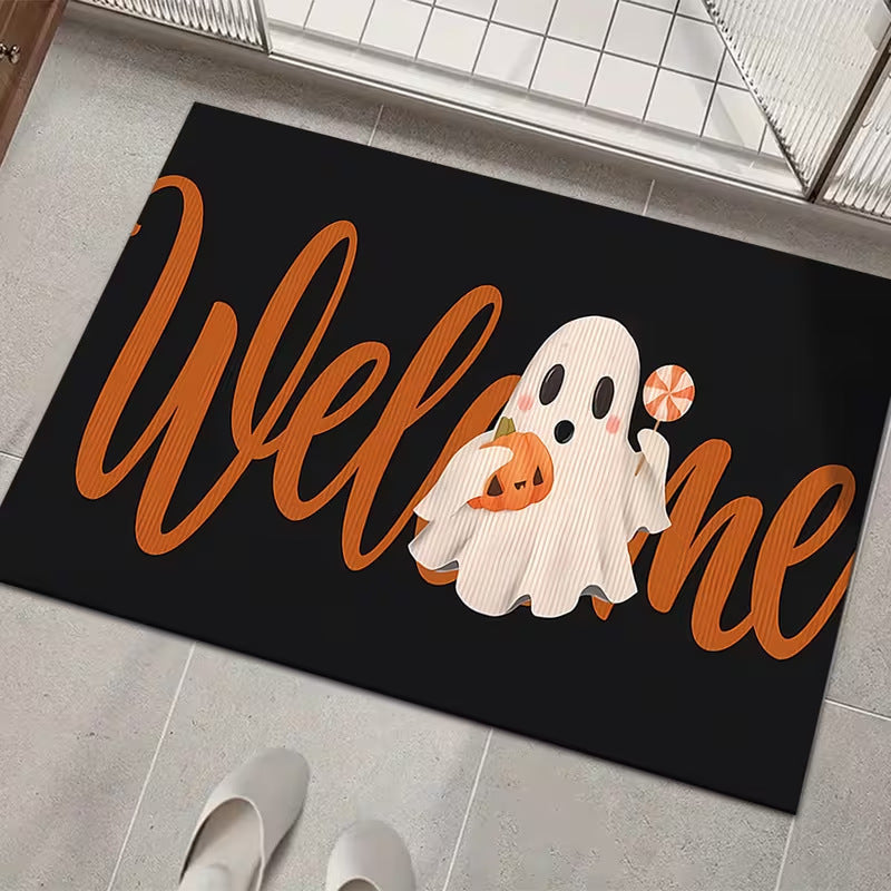 Halloween-Themed Decorative Doormat