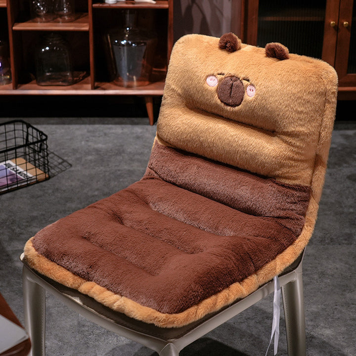 Plush seat cushion with animal design Stornfield