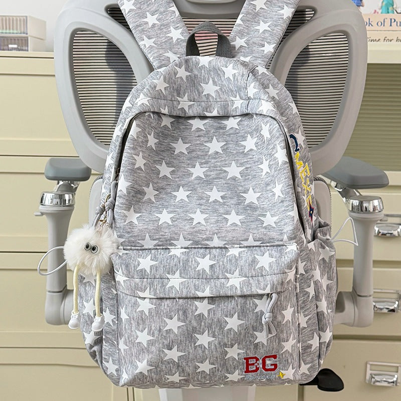 Star-Patterned Casual Backpack Stornfield