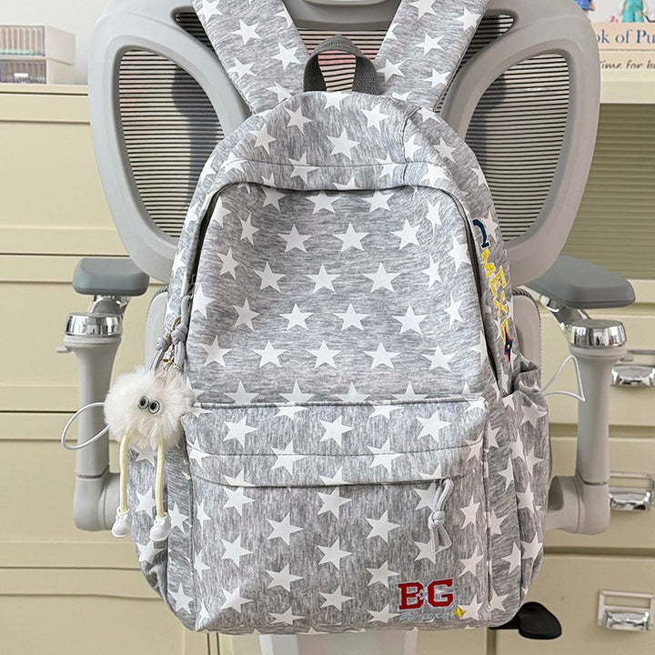 Star-Patterned Casual Backpack Stornfield