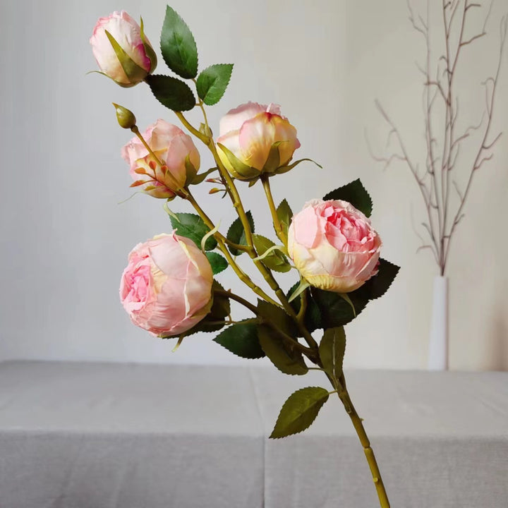 Lifelike Rose Floral Stem