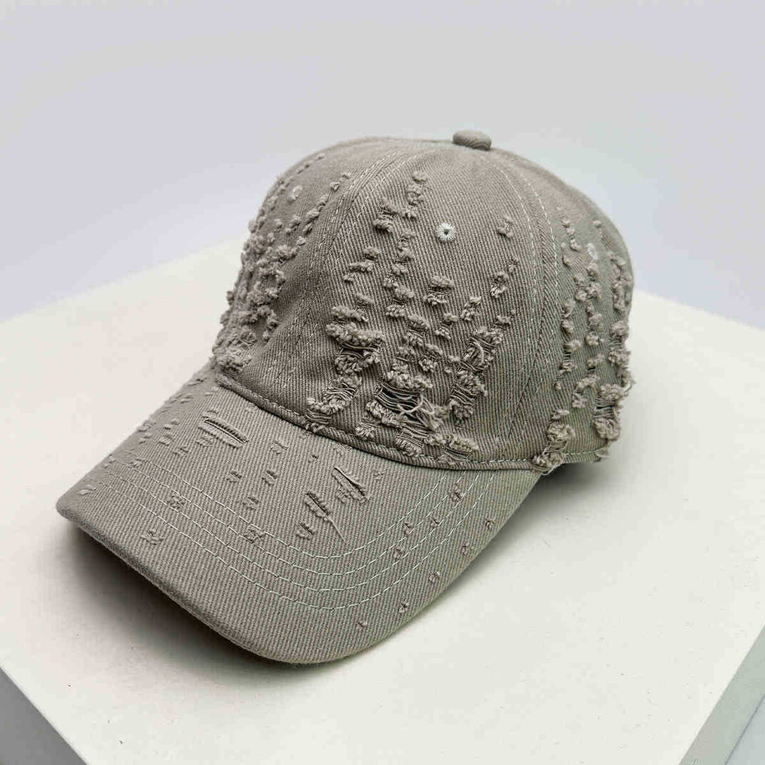 Women's Distressed Textured Baseball Cap Stornfield
