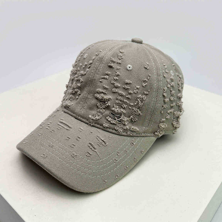 Women's Distressed Textured Baseball Cap Stornfield