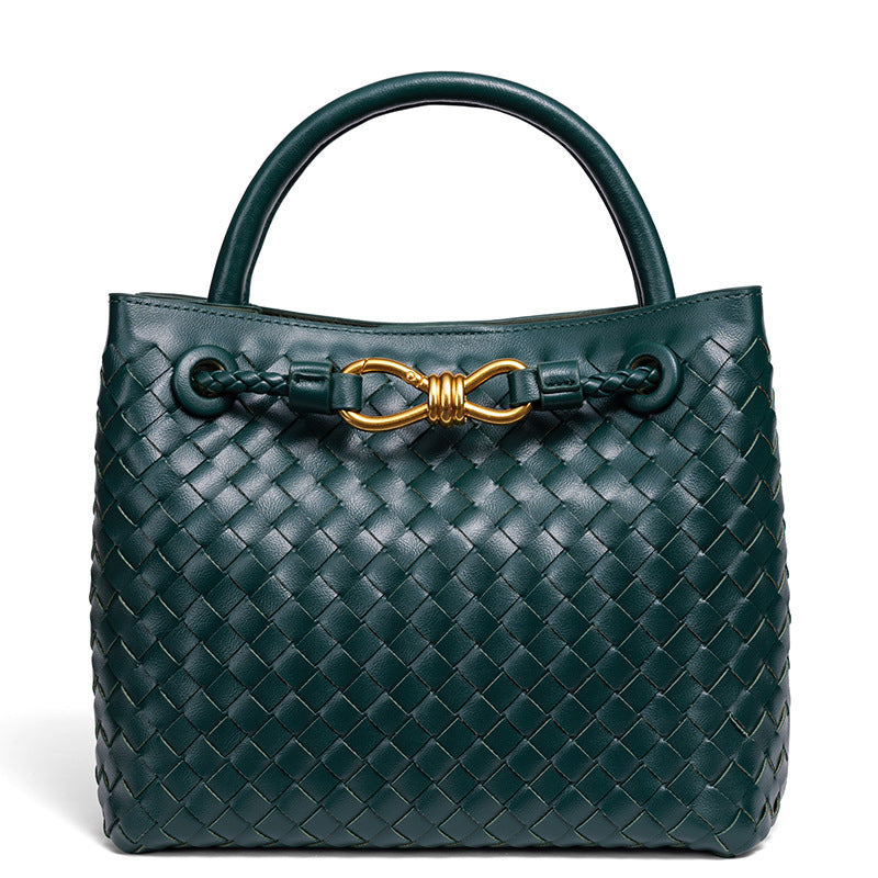 Woven Leather Tote Bag Stornfield