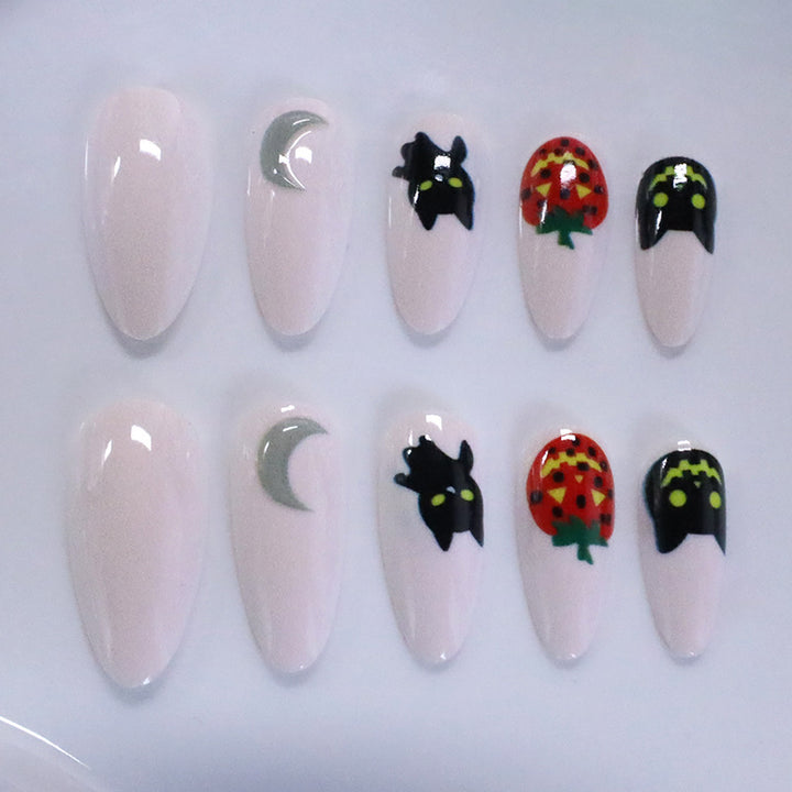 Halloween-Themed Decorative Nail Art Enhancements Stornfield