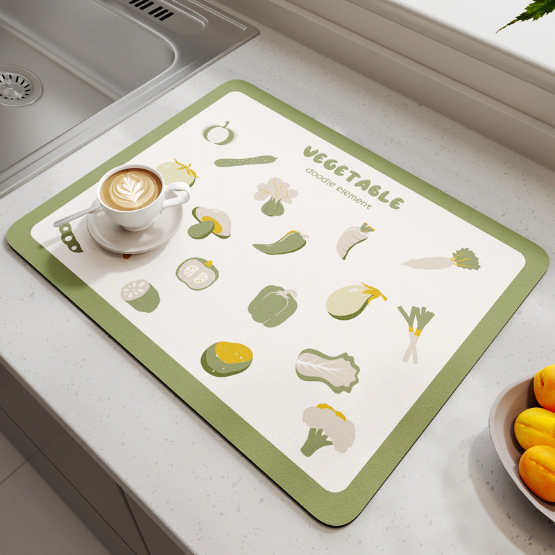 Geometric Patterned Kitchen Mat Stornfield