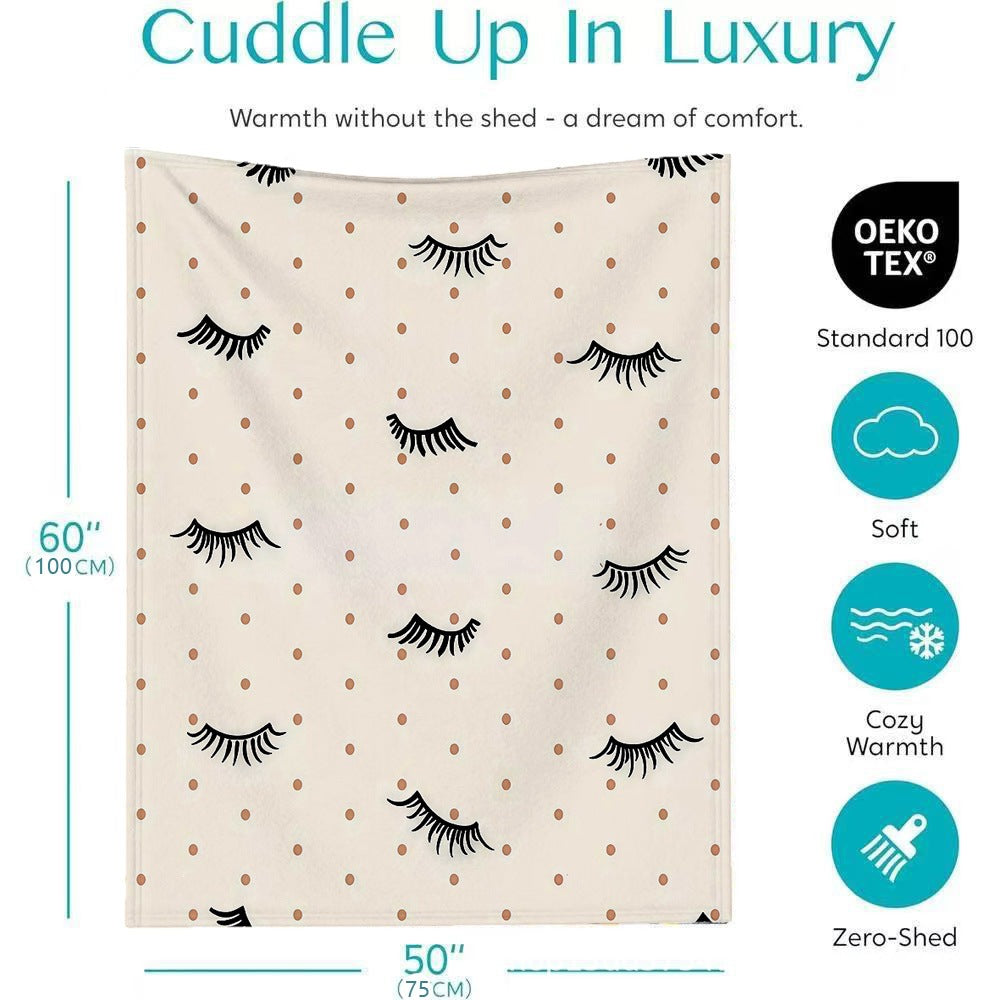 Artistic Patterned Throw Blanket