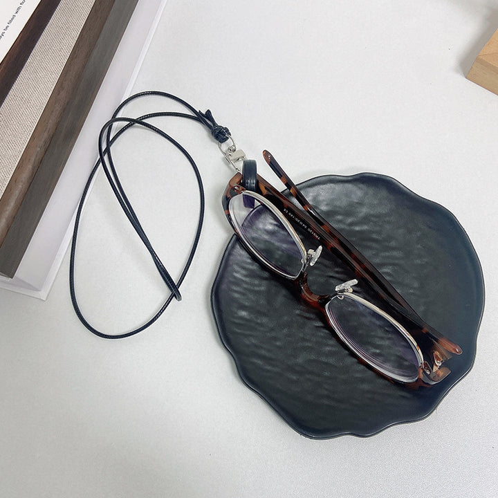 Fashionable Glasses Holder Chain Made of High-Quality Leather Stornfield