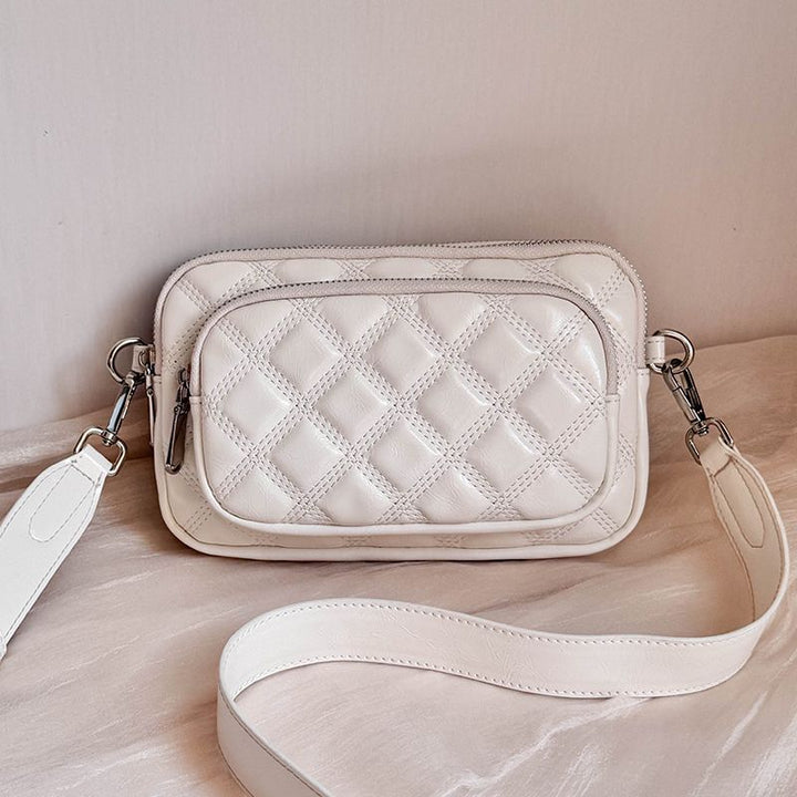Shoulder bag with stylish quilted pattern Stornfield
