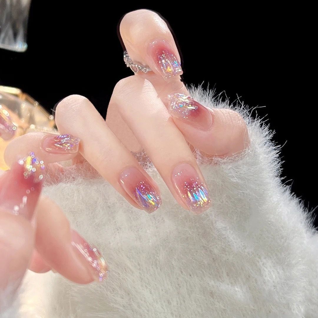 Glitter Ombre Nail Set Stornfield