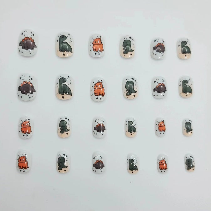 Dinosaur-Themed Nail Art Set Stornfield